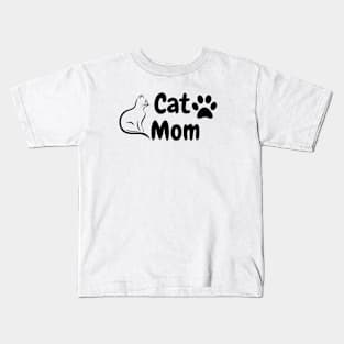 Cat Mom Kids T-Shirt